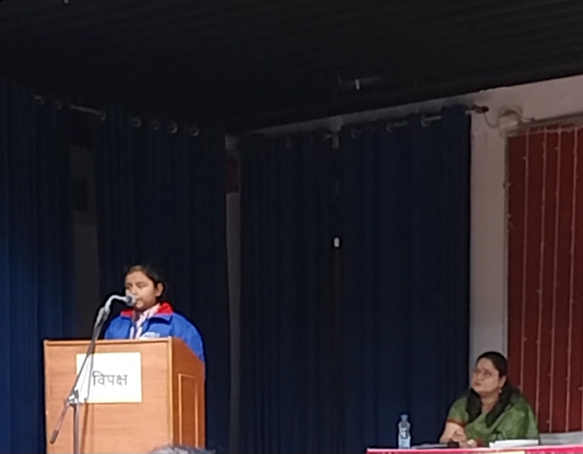 Honour at Primary level interschool Hindi Debate at DPS Mathura Road