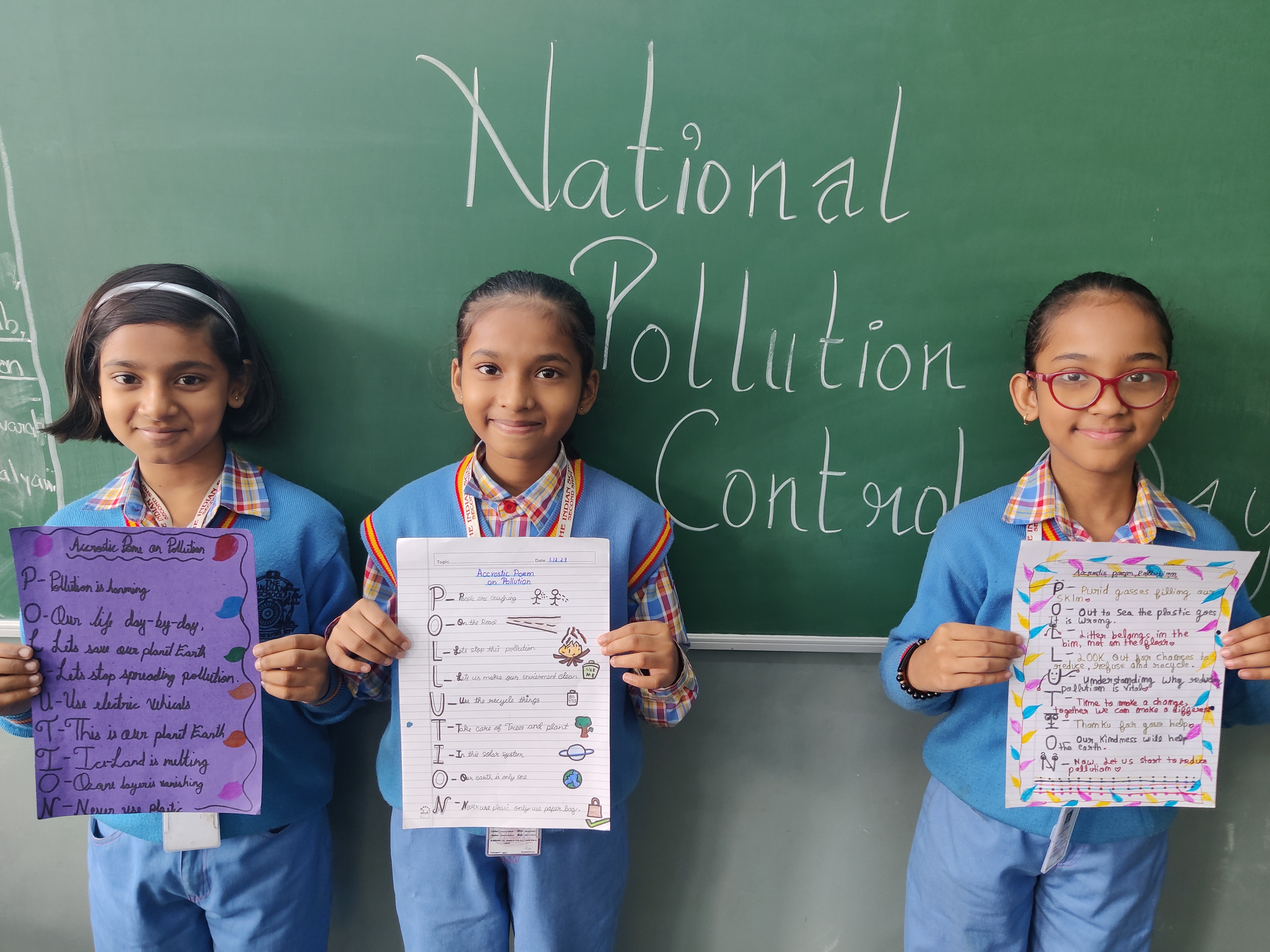 Classes 3-6 observe National Pollution Control Day