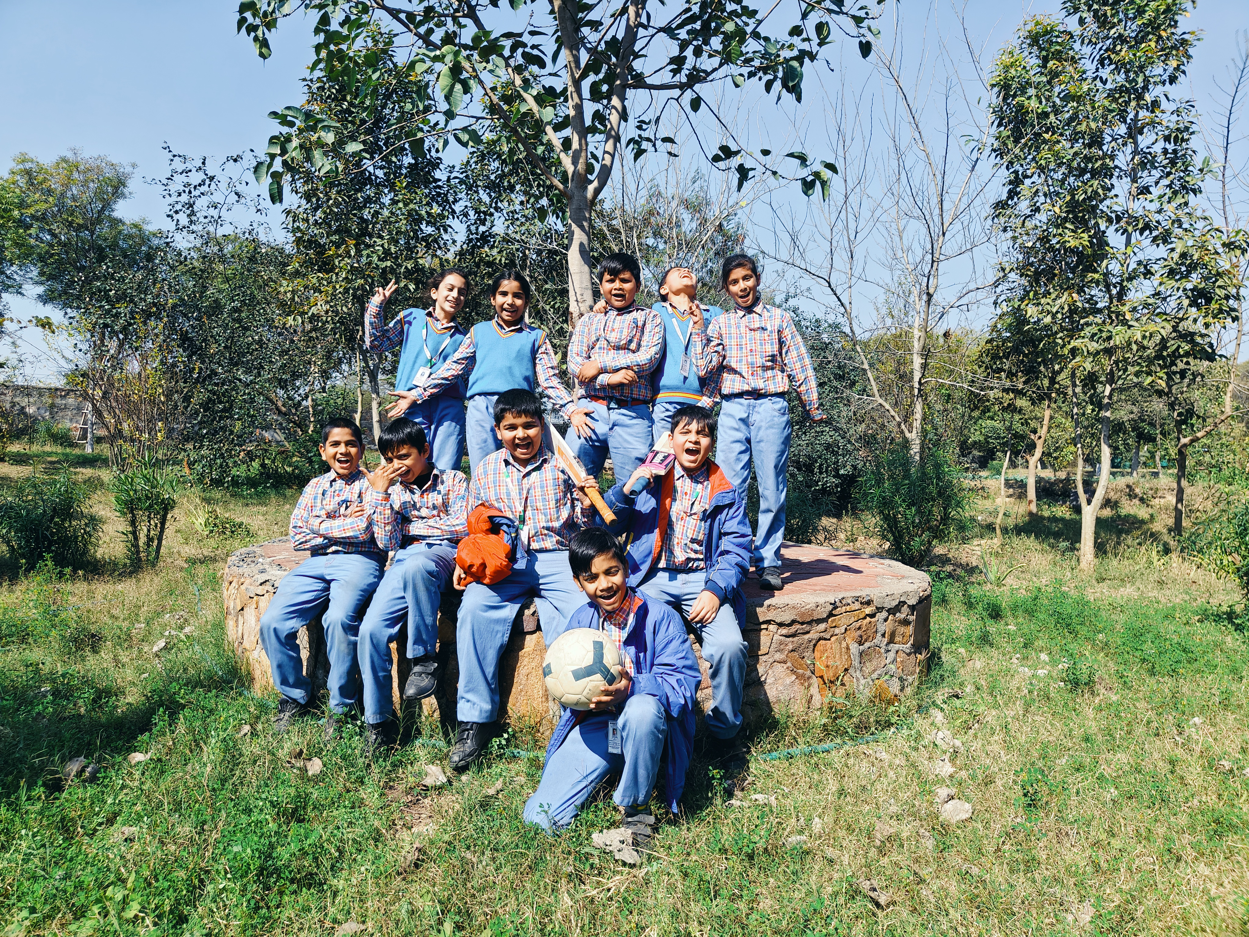 Class 4 visits School eco park