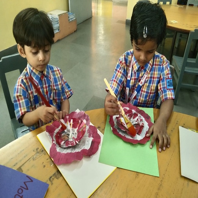 Mother's Day celebrations in classes Pre school to class 2