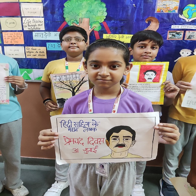 Premchand Jayanti celebrated across classes 6-9