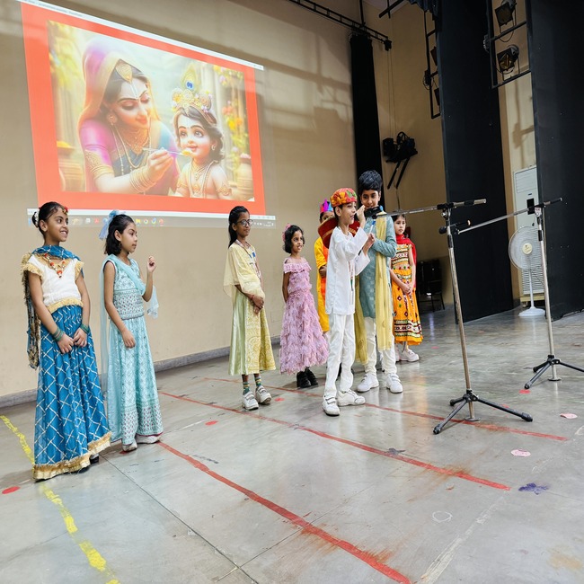 Janamashtami Celebrations in Pre School to class 2