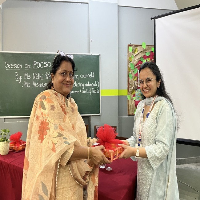 The Citizenship Programme initiates POCSO Awareness Session for classes 8,9 and 10